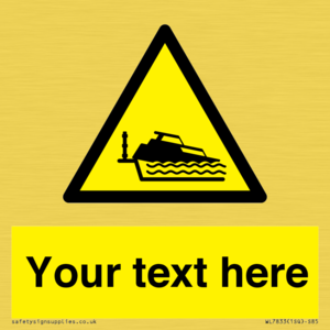 Custom warning grounding cruiser on lock cill